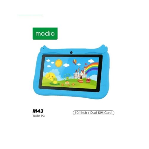 Modio M43 Android Tablet - 10.1 Inch HD, 8GB RAM, 512GB Storage, Dual SIM