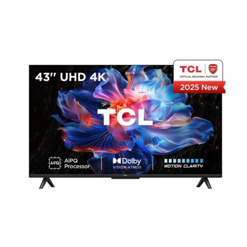 TCL 50 Inch 4K Google Smart TV PV6D 2026 Model – Google Assistant, Dolby Atmos, HDR By TCL