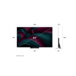 LG 83 Inch OLED Evo AI C5 4K HDR Smart TV – 120Hz, Dolby Vision, WebOS 25, Model 83C5 By LG