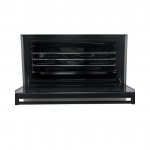 MIKA Standing Cooker, 90cm X 60cm, 4 + 1, Electric Oven, Half Inox  MST90PU41HI/FOW By Mika