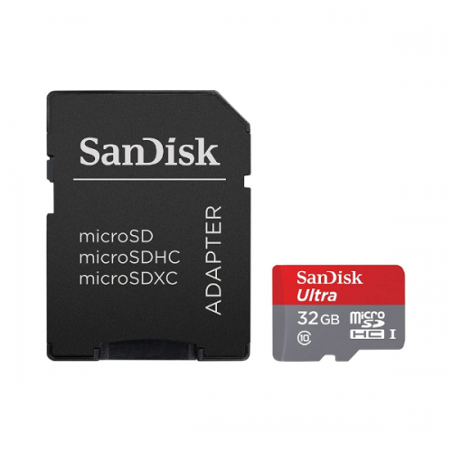 SanDisk MicroSDHC 32GB  + SD Adapter By Sandisk