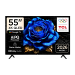 TCL 55 Inch QLED 4K Smart TV With Dolby Atmos And Google TV - 55T6D (2026 Model) By TCL
