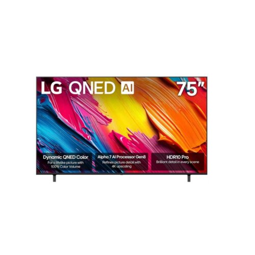 LG 75QNED70A 75 Inch 4K QNED Smart TV WebOS 25 AI Processor By LG