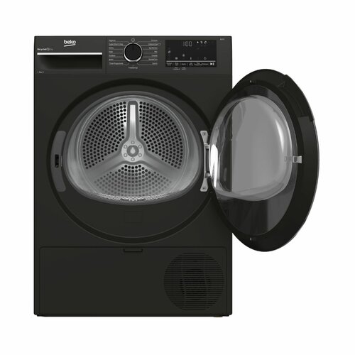 Beko B3T4911DG Condensation Dryer, 9KG - Grey By Beko