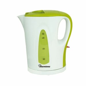 RAMTONS RM/349 CORDLESS ELECTRIC KETTLE 1.7 LITERS WHITE AND GREEN photo