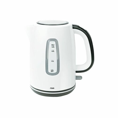 MIKA MKT1601 Kettle (Electric), Plastic, 1.7L, Cordless, Off White & Black