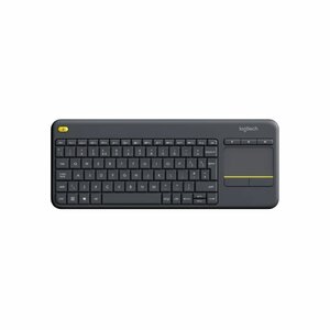 Logitech Wireless Keyboard With TouchPad K400 Plus  - Black