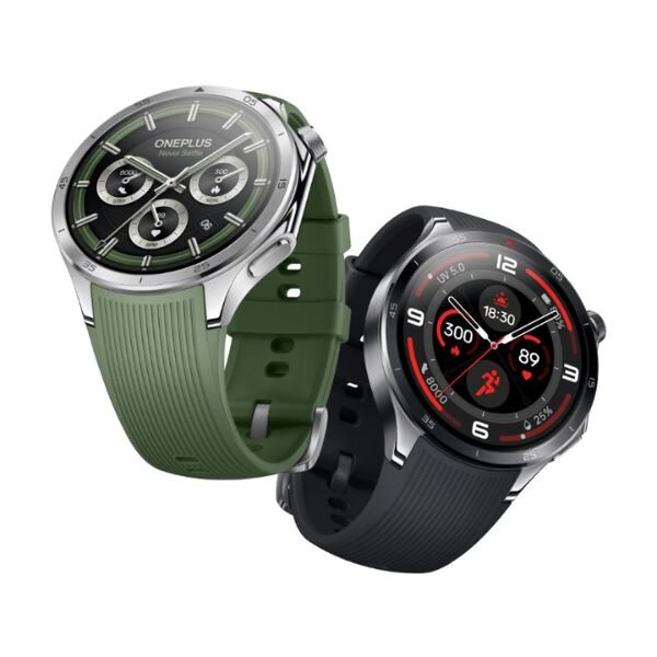 OnePlus Watch 3 - 46mm, Black Titanium & Silver Stainless Steel, 16-Day Battery Life by OnePlus
