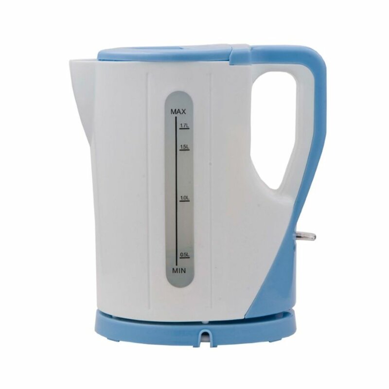 RAMTONS RM/325 CORDLESS ELECTRIC KETTLE 1.7 LITERS WHITE AND BLUE by Ramtons
