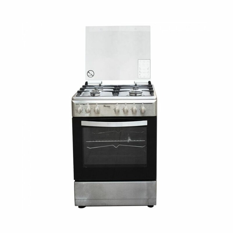 RAMTONS 4GAS 60X55 SILVER COOKER- RF/412 by Ramtons