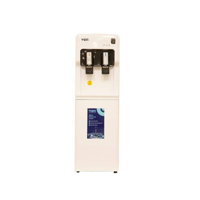 Von VADA2311W Water Dispenser Compressor Cooling - White by Von
