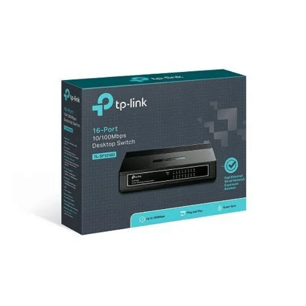 TP-Link TL-SF1016D 16-Port 10/100Mbps Desktop Switch by TP-Link — view 2