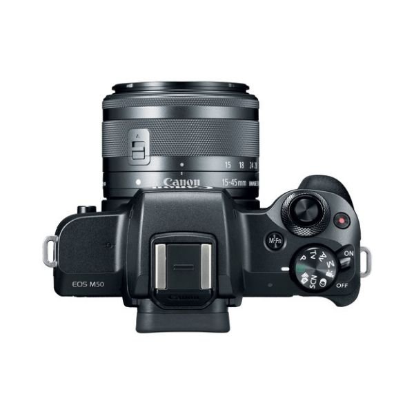 Canon EOS M50 Mirrorless  With EF-M 15-45mm Lens by Canon — view 3