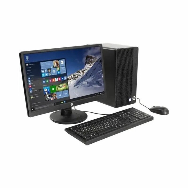 HP 290 G4 MT Core I3 10th Gen 4GB RAM 1TB 18.5" Monitor by HP — view 2
