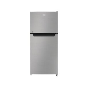 MIKA 86L 2 Door Defrost Fridge Line Silver Dark MRDCD86LSD