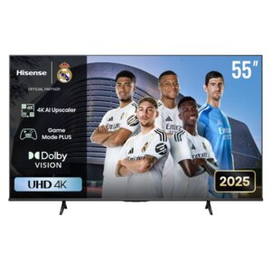 Hisense 55A6Q 55-inch 4K Smart TV – VIDAA OS, LED Panel, HDR10, VESA Mount | 55A6Q