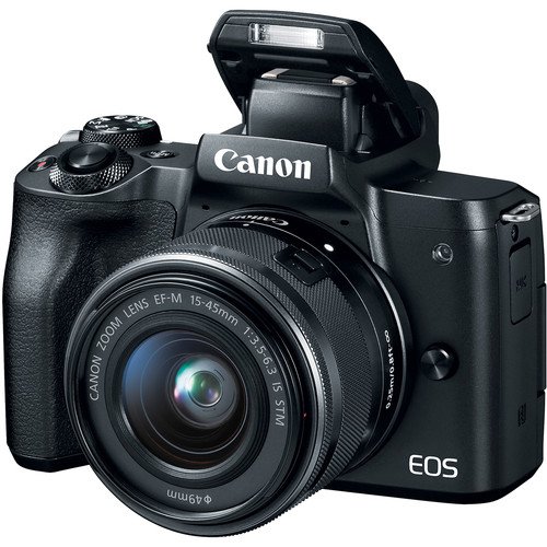 Canon EOS M50 Mirrorless Digital Camera With 15-45mm Lens (Black) by Canon — view 3