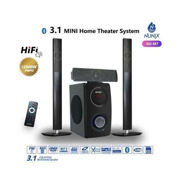 Nunix NU-M7 3.1 MINI Home Theater System by Nunix