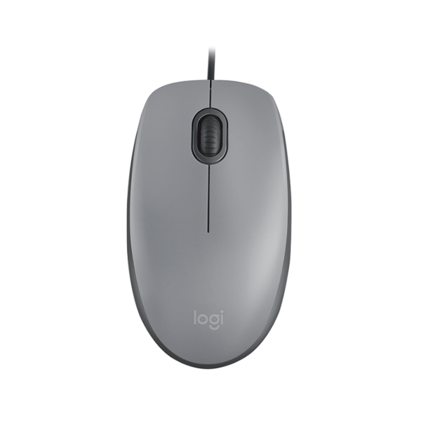 Logitech USB Silent Mouse M110S - Mid Grey by Logitech