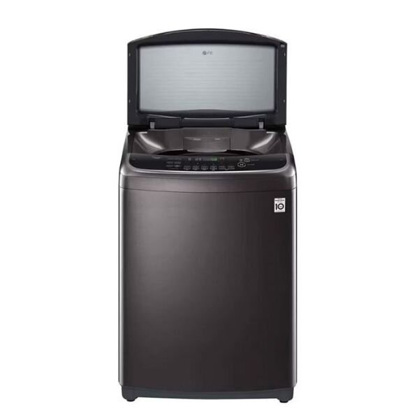 LG 14KG Top Load Washing Machine T1466NEHG2  – Smart Inverter Motor | TurboDrum™ | Smart Motion - Black by LG
