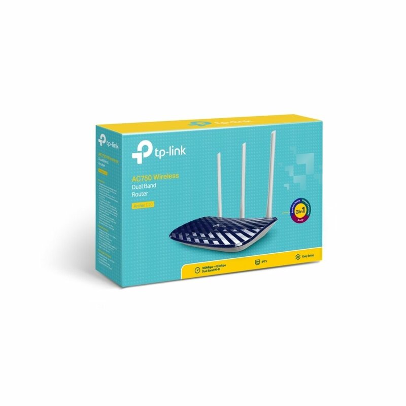 TP-Link AC750 Wireless Dual Band Router – TL-ARCHER C20 by TP-Link — view 4
