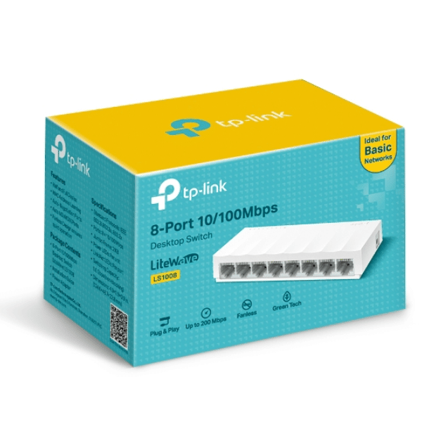 Tp-Link LS1008 8-Port 10/100Mbps Desktop Network Switch by TP-Link — view 4