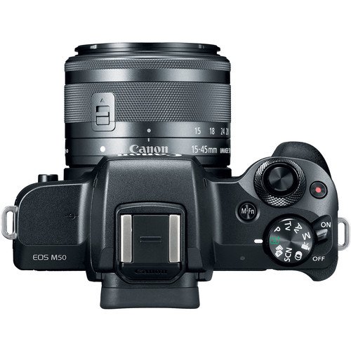 Canon EOS M50 Mirrorless Digital Camera With 15-45mm Lens (Black) by Canon — view 7