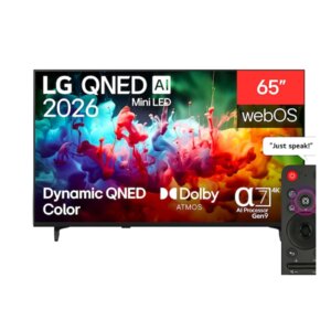 LG 65 Inch QNED Mini LED 4K Smart TV 65QNED72B6T