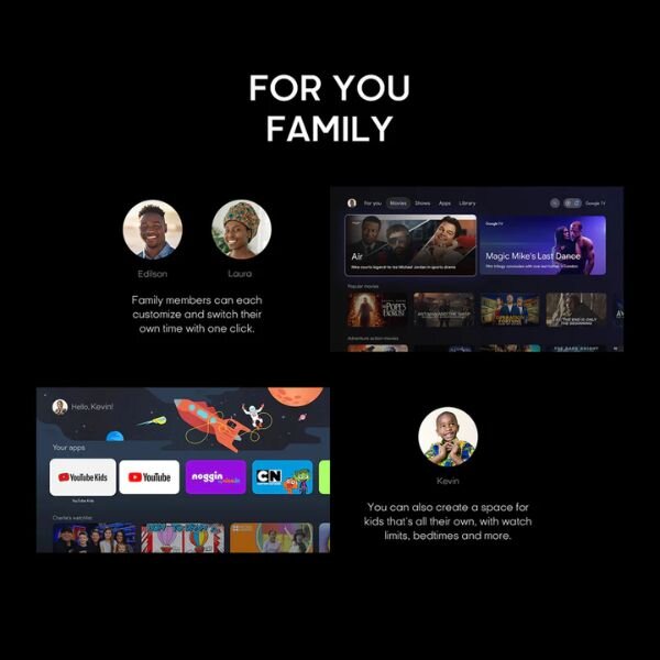 Syinix Google TV QLED 4K 75″ Frameless TV 75Q61 – Buy In Kenya by Syinix — view 3