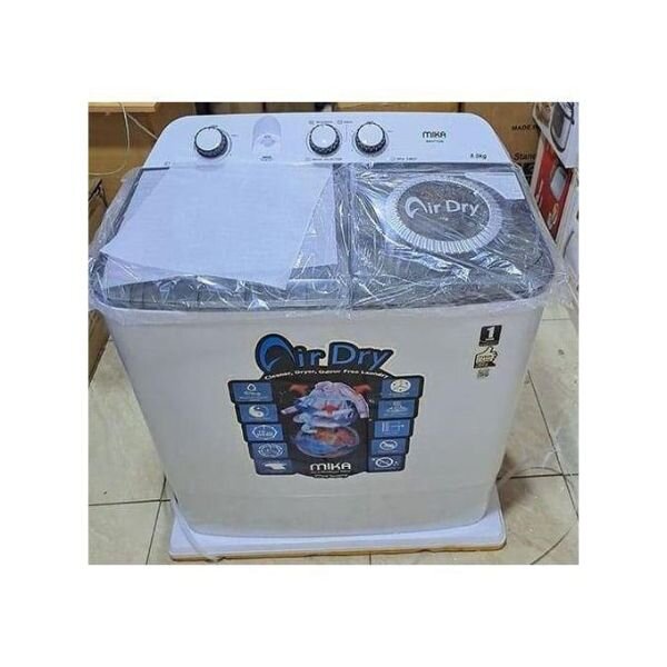 MIKA MWSTT2208 8Kg Semi-Automatic Twin Tub Washing Machine by Mika — view 3