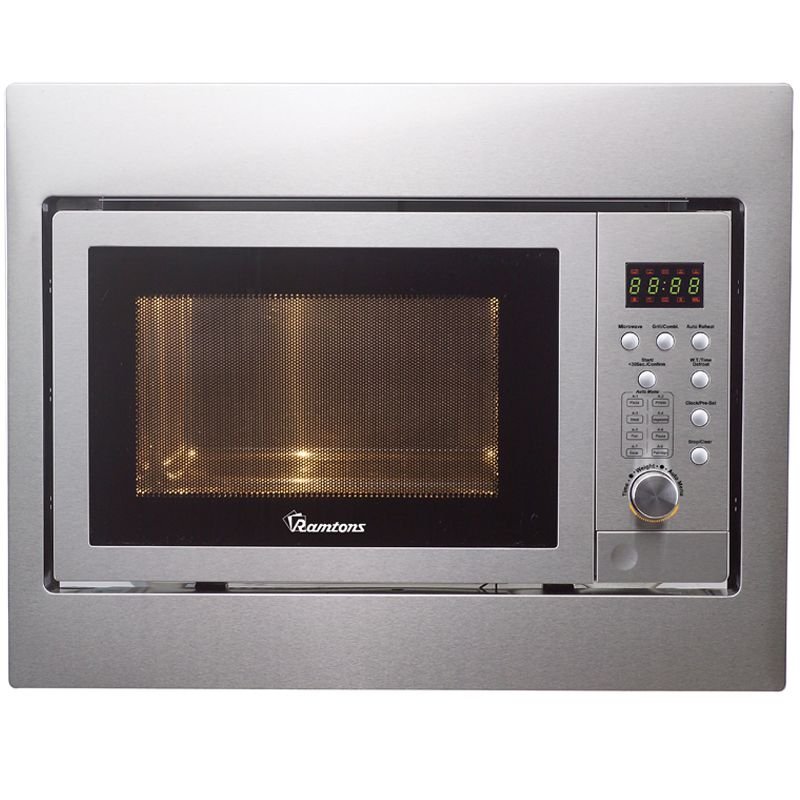 RAMTONS 5 LITERS BUILT-IN MICROWAVE+GRILL STAINLESS STEEL- RM/311 by Ramtons