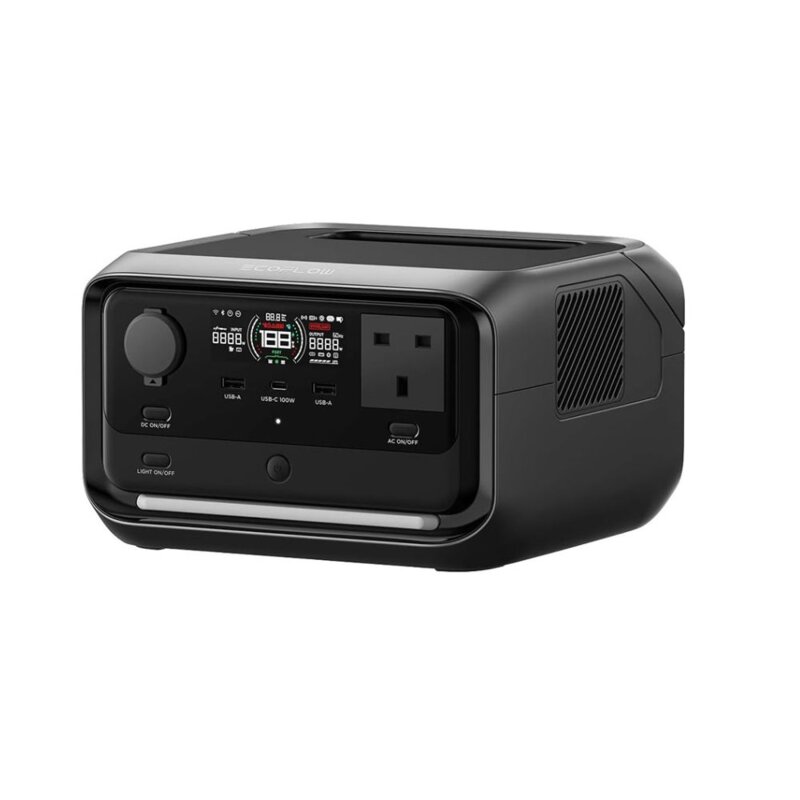EcoFlow RIVER 3 Plus 286Wh 600W Portable Power Station EFRIVER3Plus-UK-CBOX by Ecoflow