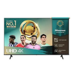 Hisense 85A6Q 85-inch 4K Smart TV – VIDAA OS, LED Panel, 500 Nits Brightness, HDR10  85A6Q