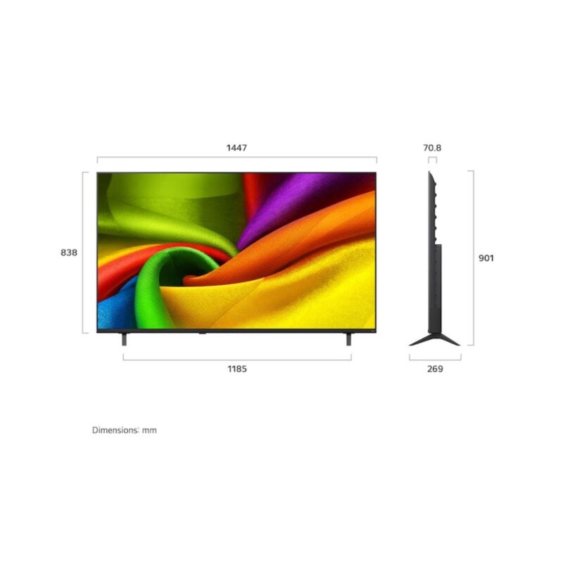LG 65 Inch NANO 4K AI NU84 Smart TV 65NU840B6LA – AI Picture Quality And Smart Entertainment by LG — view 2