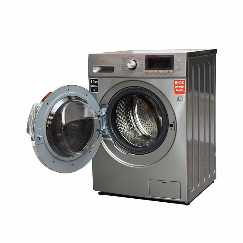 RAMTONS FRONT LOAD FULLY AUTOMATIC 10KG WASHER, 6KG DRYER, SILVER + FREE PERSIL GEL- RW/160 by Ramtons — view 3