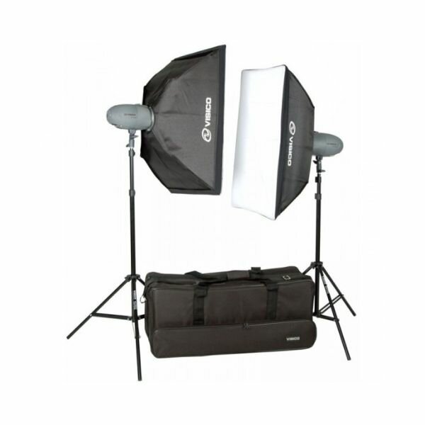 Visico Studio Flash VL 300 PLUS Softbox Kit by Visico