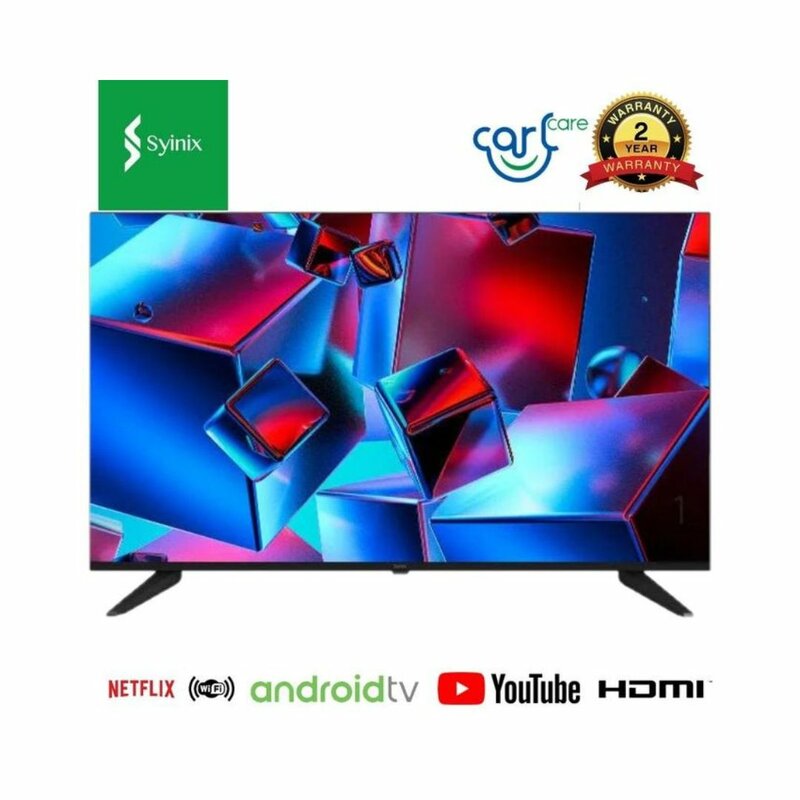 Syinix 43 Inch 43S65 Smart Android Frameless Tv by Syinix