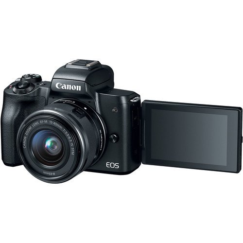 Canon EOS M50 Mirrorless Digital Camera With 15-45mm Lens (Black) by Canon — view 2