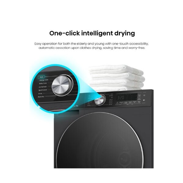 Hisense 9kg Front Load Heat Pump Dryer Kenya - DHQA902UT | Smart Dryer With WiFi | Kausha Nguo Rain Or Shine! by Hisense — view 2
