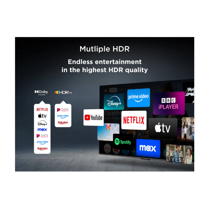 TCL 55C6K 55 Inch QLED Mini LED Smart Google TV With 144HZ Refresh Rate by TCL — view 3