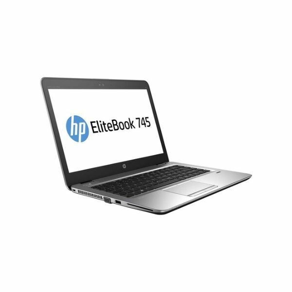 HP EliteBook 745 G3 14" Laptop - AMD PRO A8-8600B R6 Quad Core, 4GB RAM, 500GB HDD, WebCam, Radeon R6 Graphics, Windows 10 Pro (REFURBISHED) by HP — view 2