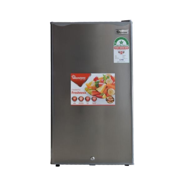 Ramtons 90L Single Door Direct Cool Fridge - Titan Silver, RF/256 by Ramtons