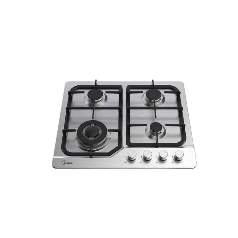 Midea 60cm Built-In 4 Burner Stainless Steel Gas Hob 60SJ401_ATD04 by Midea