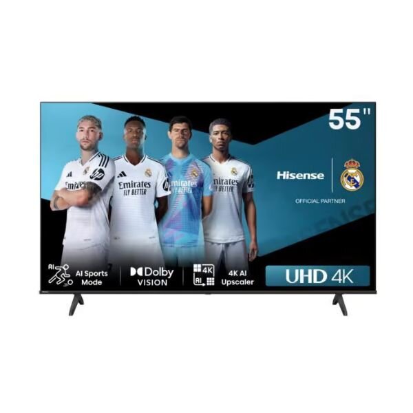 Hisense 55 Inch 4K UHD Smart TV 55A6N (2024 Model) by Hisense