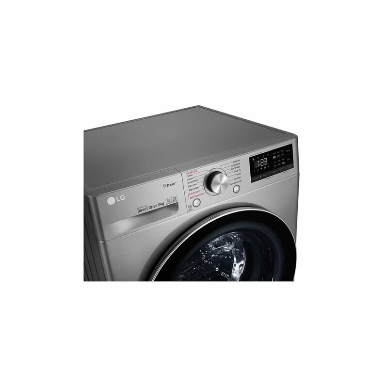 LG 9kg Front Load Washer AI DD™  Steam™  ThinQ™ F4R5VYG2P by LG — view 3