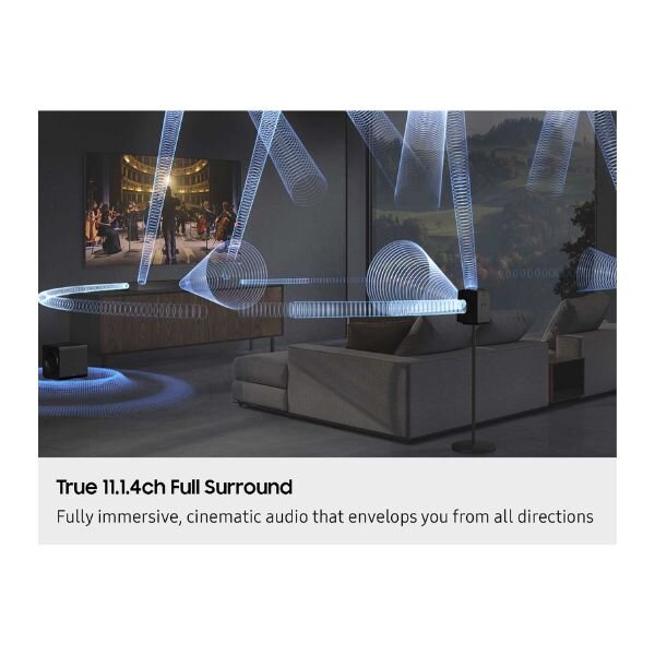 Samsung HW-Q990F/KE 11.1.4 756W RMS Dolby Atmos Soundbar System With Subwoofer And Rear Speaker by Samsung — view 3