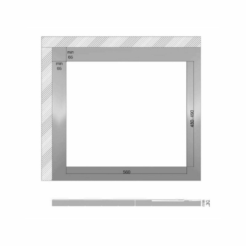 MIKA MVCH641TC Built In Vitro Ceramic Hob, 60cm, 4 Plates by Mika — view 2