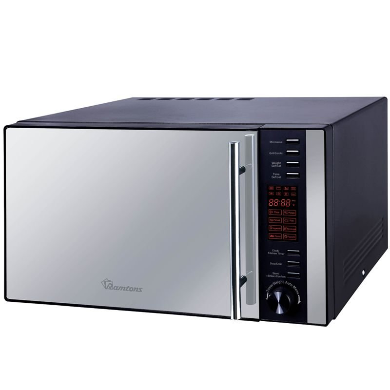 RAMTONS 25 LITERS MICROWAVE+GRILL BLACK- RM/326 by Ramtons