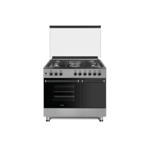 MIKA 90x60cm Standing Cooker 4 Gas + 2 Hot Plates MST9042EG4SB