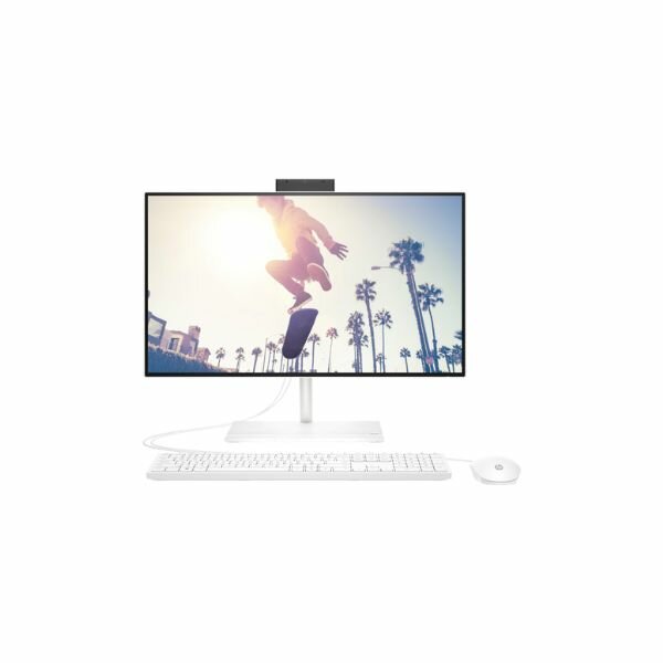 Sleek HP 24-CB1025nh AIO: Core I5-1235U (12th Gen), 8GB RAM, 512GB SSD by HP